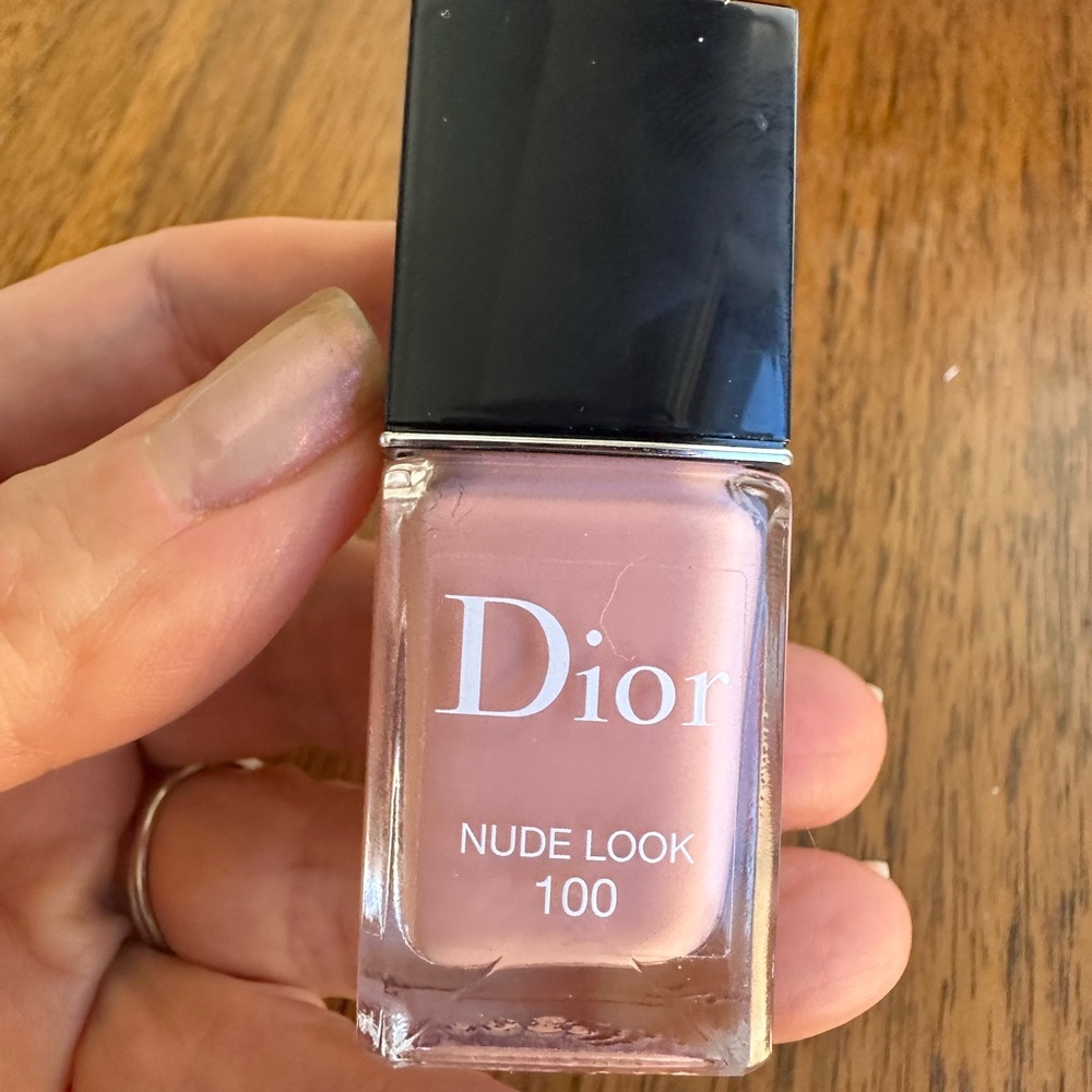 Dior Vernis Nail Polish 100 Nude Look Mini 10ml